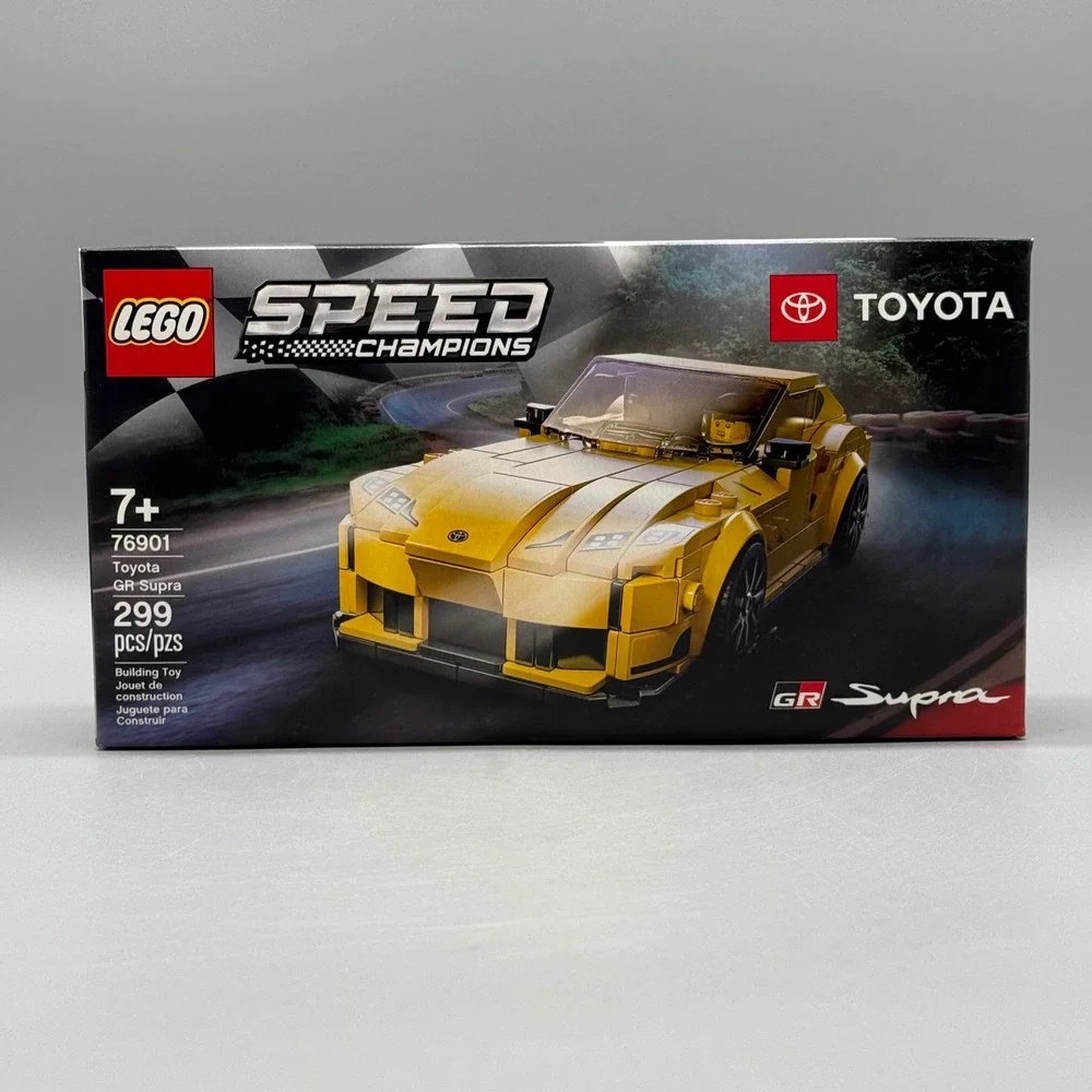 Lego #76901 Toyota GR Supra Yellow Speed Champions Brand New Factory Sealed
